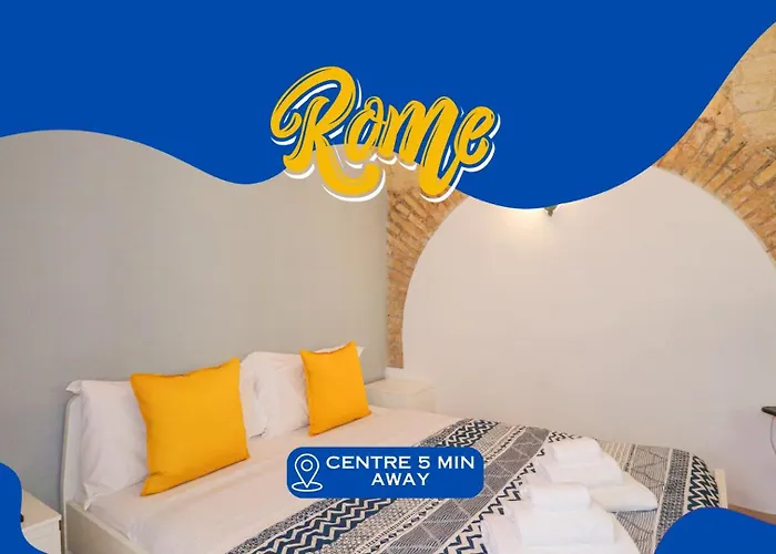 Rome Centre 5Min - Cozy Apartment & Patio